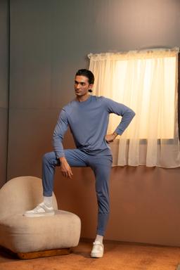 Match Point Moda - Men's 2 Piece Fitted Top and Jogger Set - Image 3